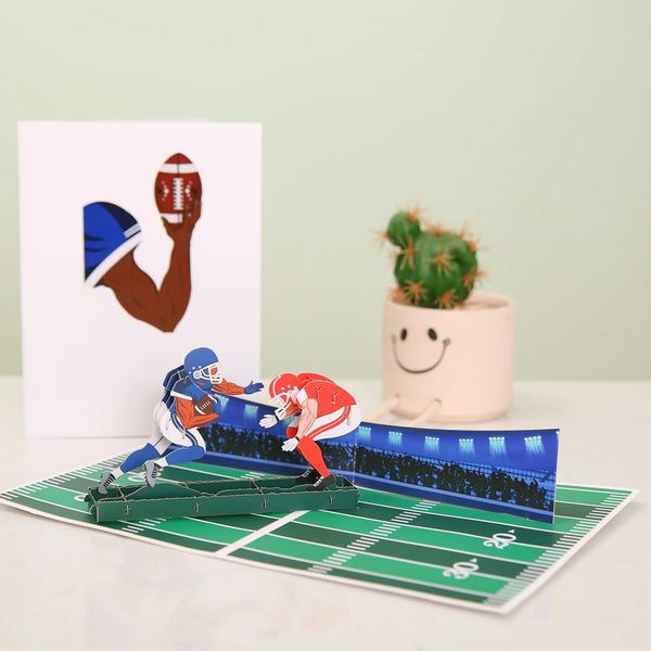 Cartes de vœux stéréoscopiques 3D originales et neuves, sculptées à la main en papier