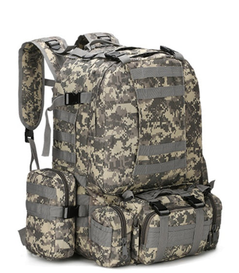 Taktischer Wanderrucksack mit Camouflage-Muster für den Außenbereich