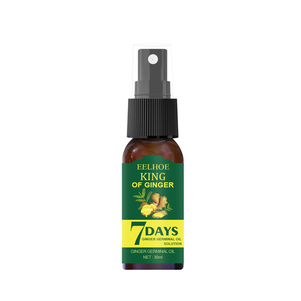 EELHOE Außenhandel Grenzüberschreitendes Ingwer-Ernährungsspray Ingwer-Haarwurzelspray Feuchtigkeitsspendendes Haar Haarpflegespray Spray