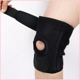Genouillère de soutien à ressort pour course à pied en extérieur, corde à sauter, équitation, basket-ball
