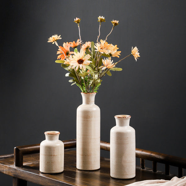 Décoration de la maison Vase Jardin Fleurs Insérées