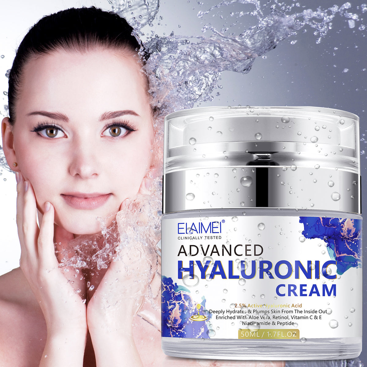 Hyaluronic Acid Nutrition Moisturizing Cream Deep Moisturizing Hydrating