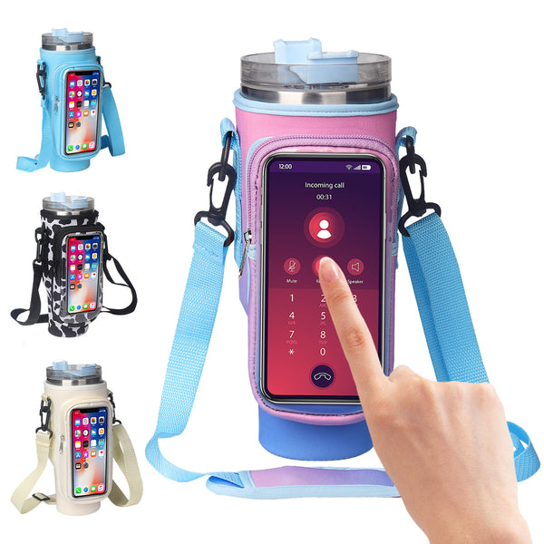 Couvercle de tasse de 40 oz en néoprène transparent à écran tactile pour gadgets de cuisine