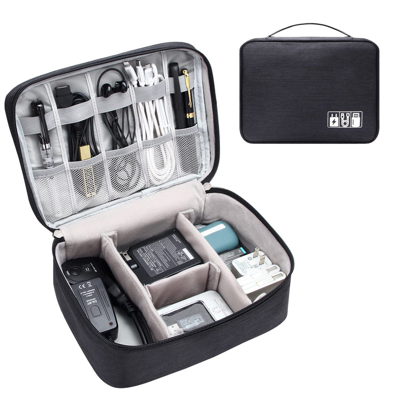 Elektronik-Organizer, Reise-Kabel-Organizer-Tasche, wasserdicht, tragbare digitale Aufbewahrungstasche, Etui für elektronisches Zubehör, Kabel-Ladegerät-Organizer-Etui
