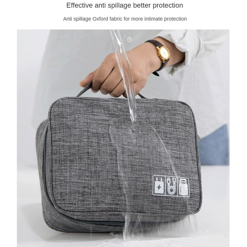 Elektronik-Organizer, Reise-Kabel-Organizer-Tasche, wasserdicht, tragbare digitale Aufbewahrungstasche, Etui für elektronisches Zubehör, Kabel-Ladegerät-Organizer-Etui
