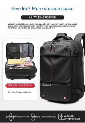 Men's Multifunctional Travel Backpack with Laptop Compartment