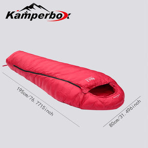 Sac de couchage Kamperbox Sac de couchage de camping d'hiver Sac de couchage ultra-léger Camping Couchage Ultra-léger Camping