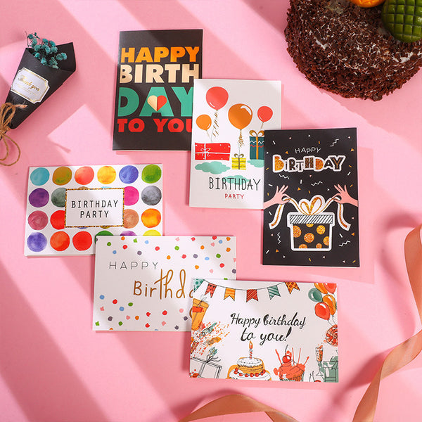 Cartes de vœux d'anniversaire Carte d'invitation pour joyeux anniversaire Cartes de vœux