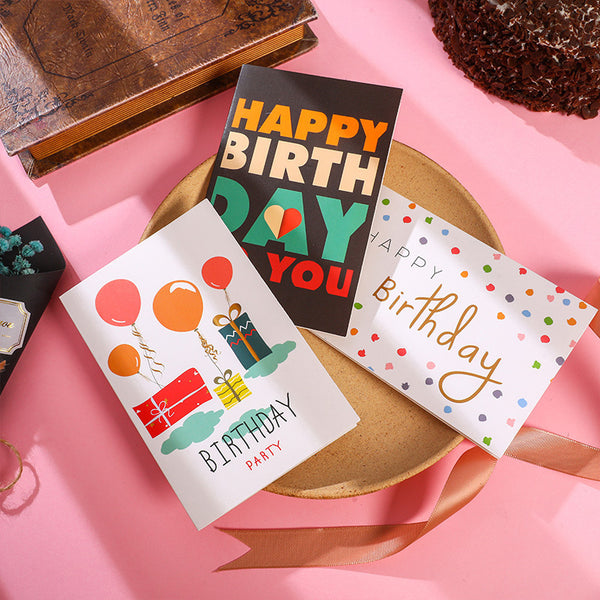 Cartes de vœux d'anniversaire Carte d'invitation pour joyeux anniversaire Cartes de vœux