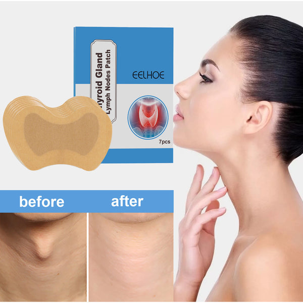 Autocollant de soins de santé pour la thyroïde et la lymphe