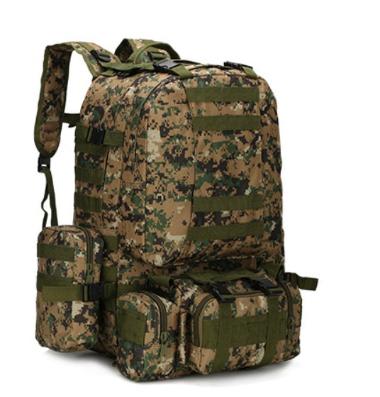 Taktischer Wanderrucksack mit Camouflage-Muster für den Außenbereich