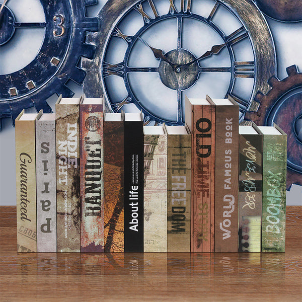 Retro Machen Alte Dekorationen Gefälschte Bücher Dekorieren Bücher Ornamente