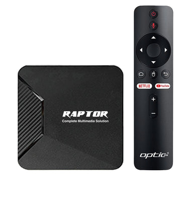 Optic STB Raptor - 4K UHD - Premium STB Media Streamer with OnAIr G3
